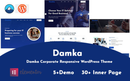 Damka Corporate Responsive WordPress Theme