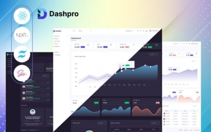 Dashpro -Multipurpose React Admin Dashboard Template + NextJS + TailwindCSS Admin Template