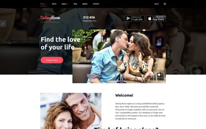 DatingRoom Joomla Template