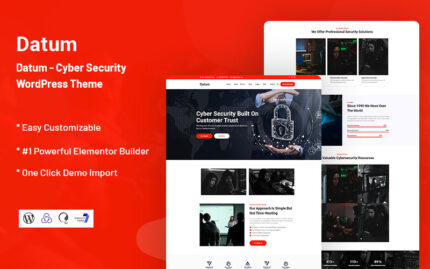 Datum - Cyber Security WordPress Theme