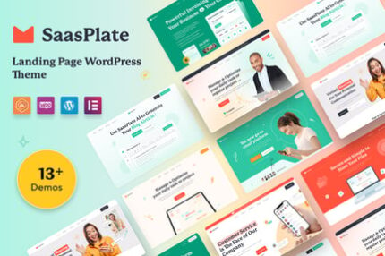 SaasPlate - Landing Page WordPress Theme