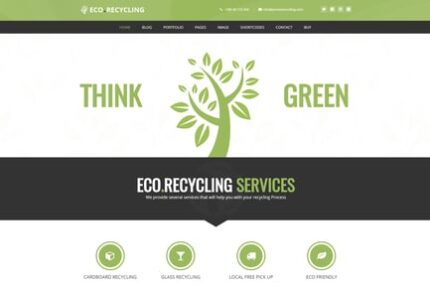 Eco Recycling - Ecology & Nature WordPress Theme