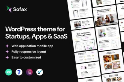 Sofax - Software & Startup WordPress Theme