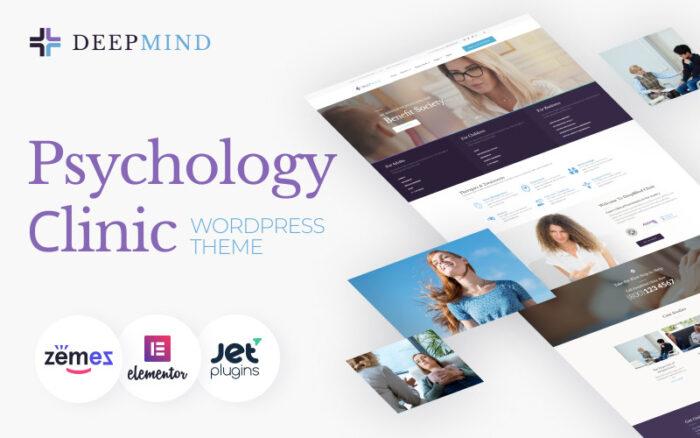 Deep Mind - Psychology Clinic WordPress Theme