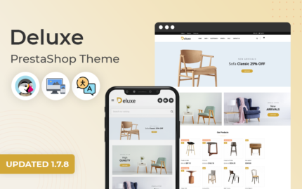 Deluxe - MultiPurpose Responsive Prestashop Theme PrestaShop Theme