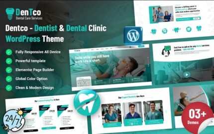 Dentco - Dental Care Service WordPress Theme