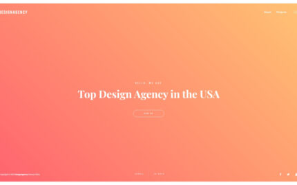 Design Agency Responsive Multipage Website Template