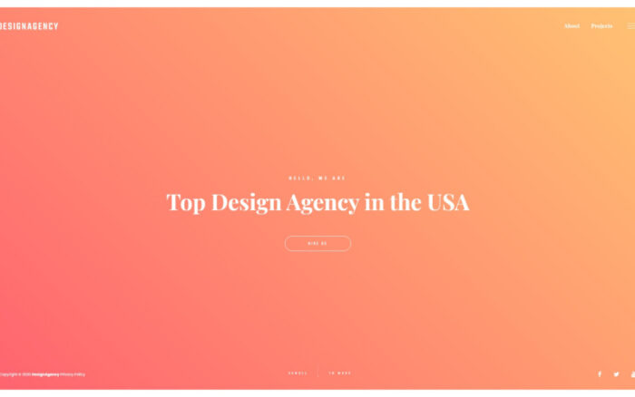 Design Agency Responsive Multipage Website Template