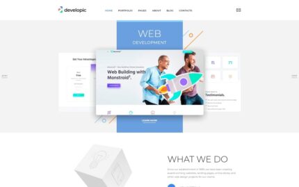 developic - Web Development Studio Clean Joomla Template