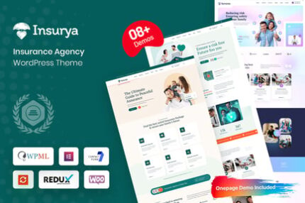 Insurya - Insurance WordPress Theme