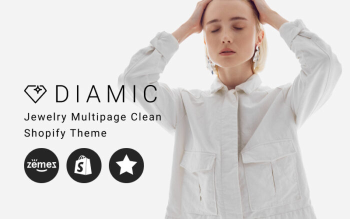 Diamic - Jewelry Multipage Clean Shopify Theme