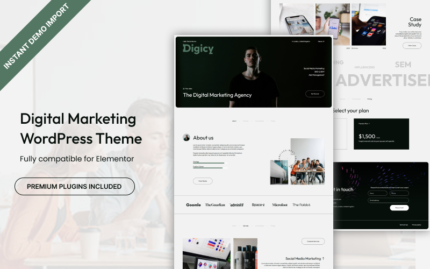 Digicy - Digital Marketing WordPress Theme