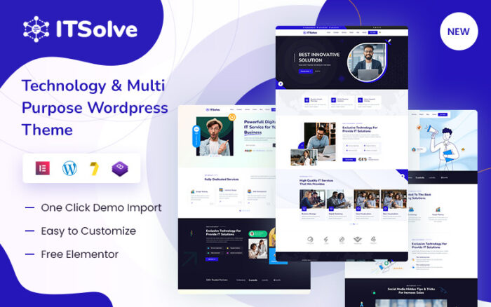 Digital Marketing and IT Solution Service WordPress Theme