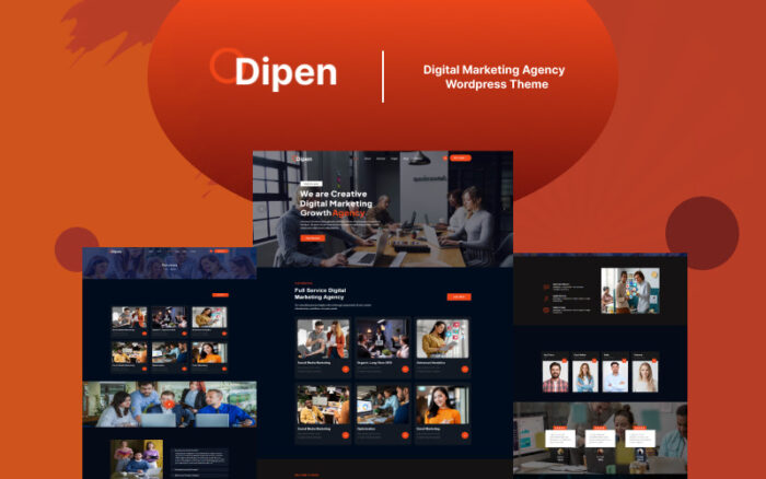 Dipen - Digital Marketing Agency WordPress Theme