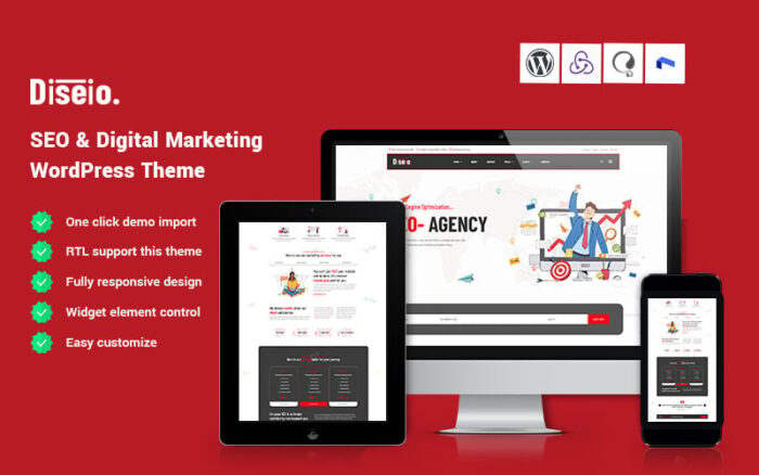 Diseio - SEO & Digital Marketing WordPress Theme