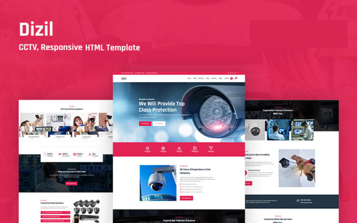 Dizil – CCTV Responsive Website Template