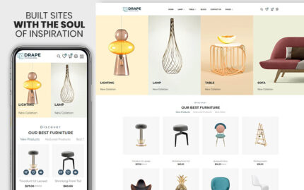 Drap - Furniture & Interior Bootstrap Shopify Theme