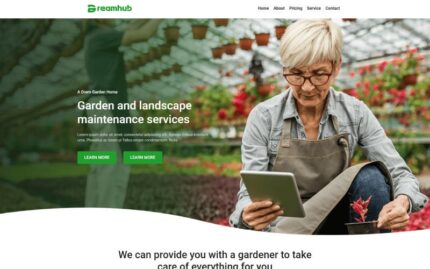 DreamHub – Gardening and landscape WordPress Theme