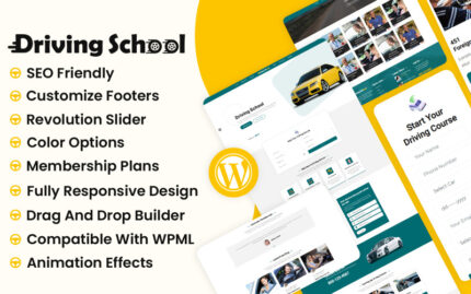 DriveOn - Driving School WordPress Theme