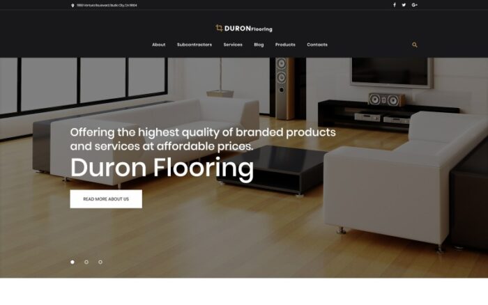 DuronFlooring - Interior & Furniture and Flooring WordPress Theme