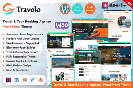 Travolo - Travel & Tour Booking WordPress Theme