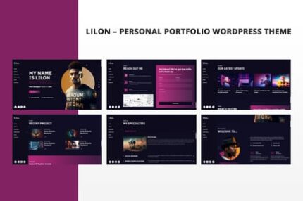 Lilon – Personal Portfolio WordPress Theme