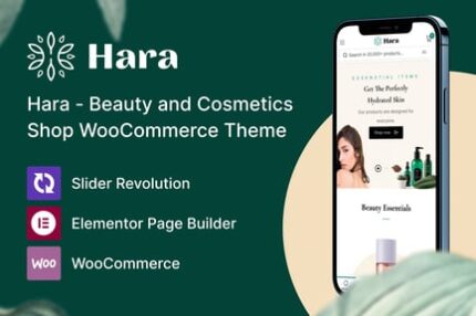 Hara - Beauty and Cosmetics Shop WooCommerce Theme