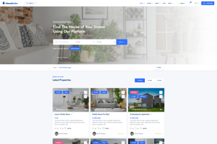 HomeRadar - Real Estate & Listing WordPress Theme