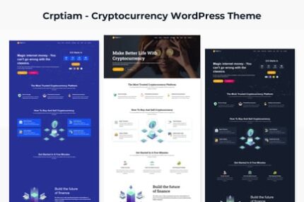 Crptiam - Cryptocurrency WordPress Theme