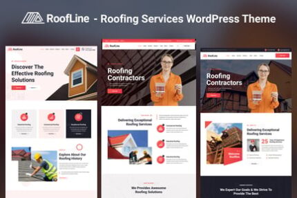 RoofLine - Roofing Services WordPress Theme