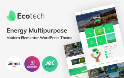 Ecotech – Energy Multipurpose Modern Elementor WordPress Theme