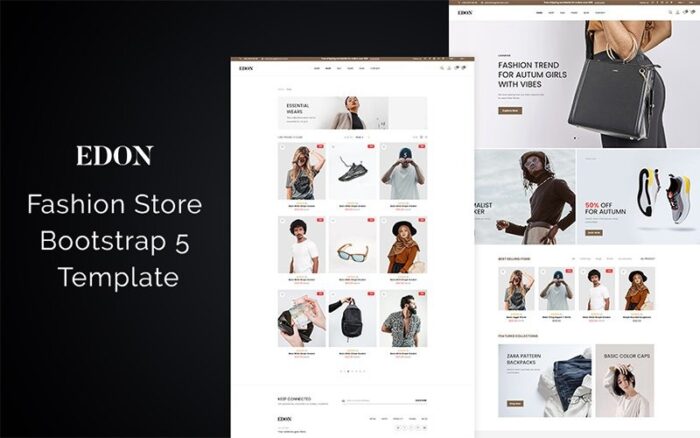 Edon - Fashion Store Bootstrap 5 Website Template