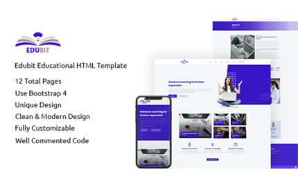 Edubit - Educational HTML Website Template