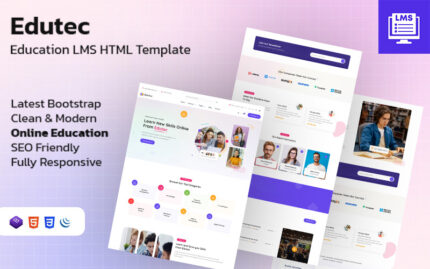 Edutec - Education LMS HTML Template Website Template