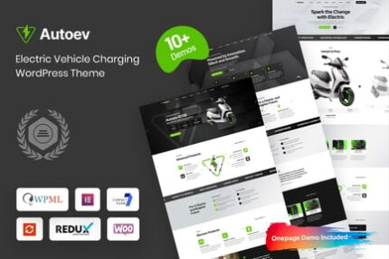 Autoev - Electric Vehicle Charging WordPress Theme