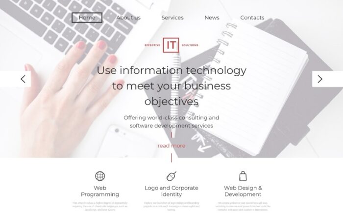 Effective IT Solutions Website Template