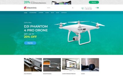 Electrinix - Electronics Shop Elementor WooCommerce Theme