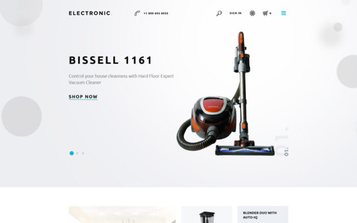 Electronics Store Responsive PrestaShop Theme