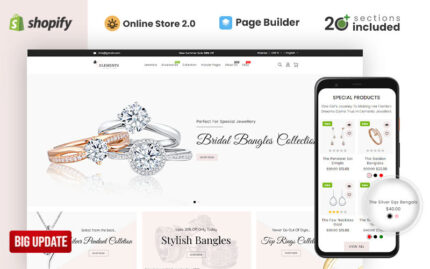 Elements Jewellery Store Shopify Theme