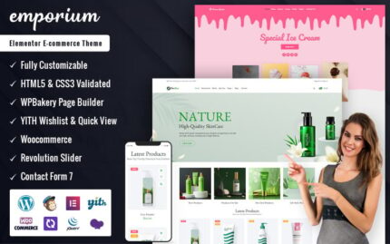 Emporium - Online Retail Store Elementor Woocommerce Theme WooCommerce Theme