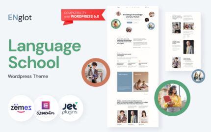 Englot - Clean Language Course WordPress Theme