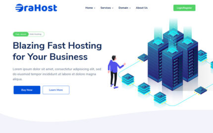 Erahost WHMCS Website Template