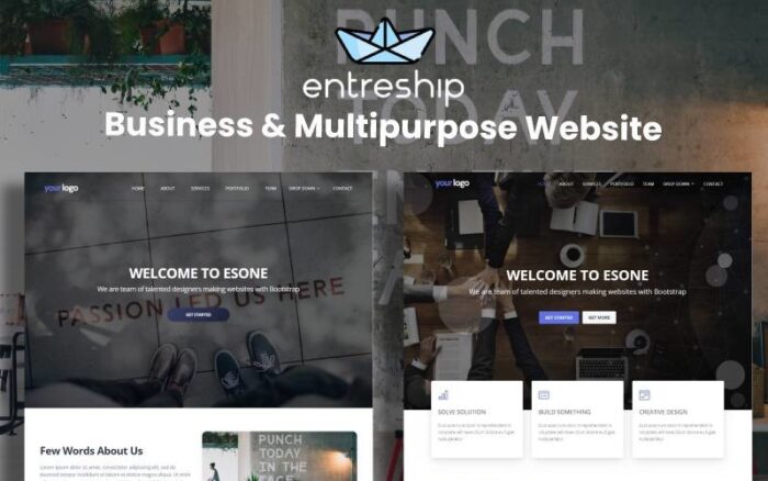 EsOne - Business & Multipurpose Landing Page Template