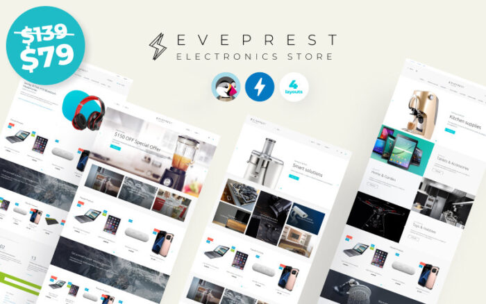 Eveprest Electronics 1.7 - Electronics Store PrestaShop Theme