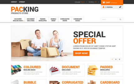 Excellent Packing Services PrestaShop Theme