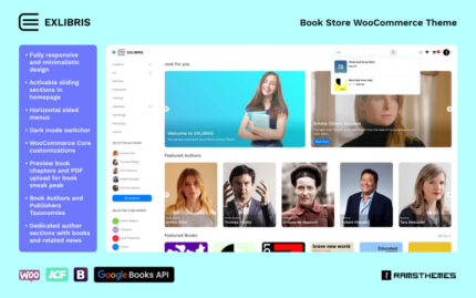 EXLIBRIS - Book Store WooCommerce Theme