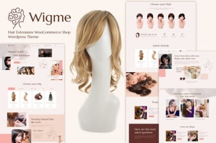 Wigme - Hair Extensions WooCommerce Shop