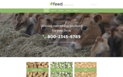 Farm Responsive Website Template