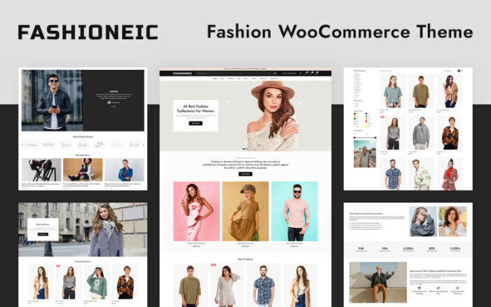 Fashioneic - Fashion Store Elementor WooCommerce Theme