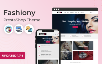 Fashiony - Premium Responsive Prestashop Theme PrestaShop Theme